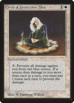 Circle of Protection: Blue #11 · Magic: The Gathering