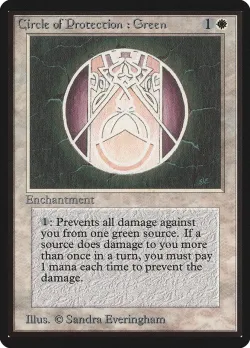 Circle of Protection: Green #12 · Magic: The Gathering