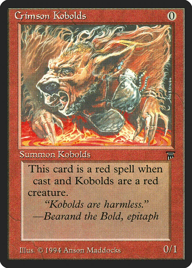 Crimson Kobolds 「LEG/139」「EN」