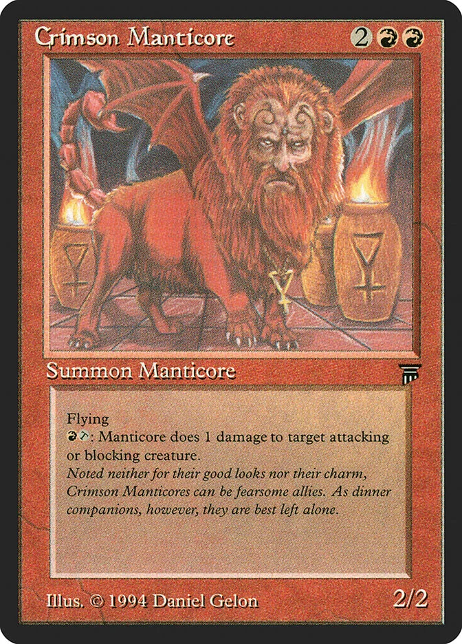 Crimson Manticore 「LEG/140」「EN」