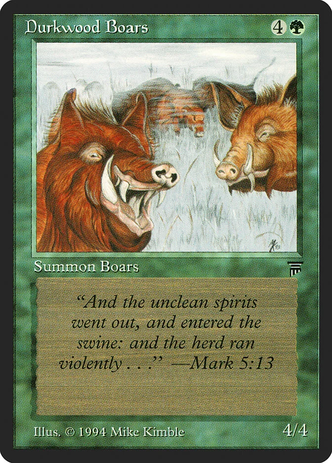 Durkwood Boars 「LEG/182」「EN」