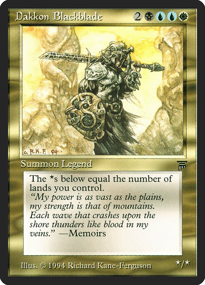 Dakkon Blackblade 「LEG/225」「EN」