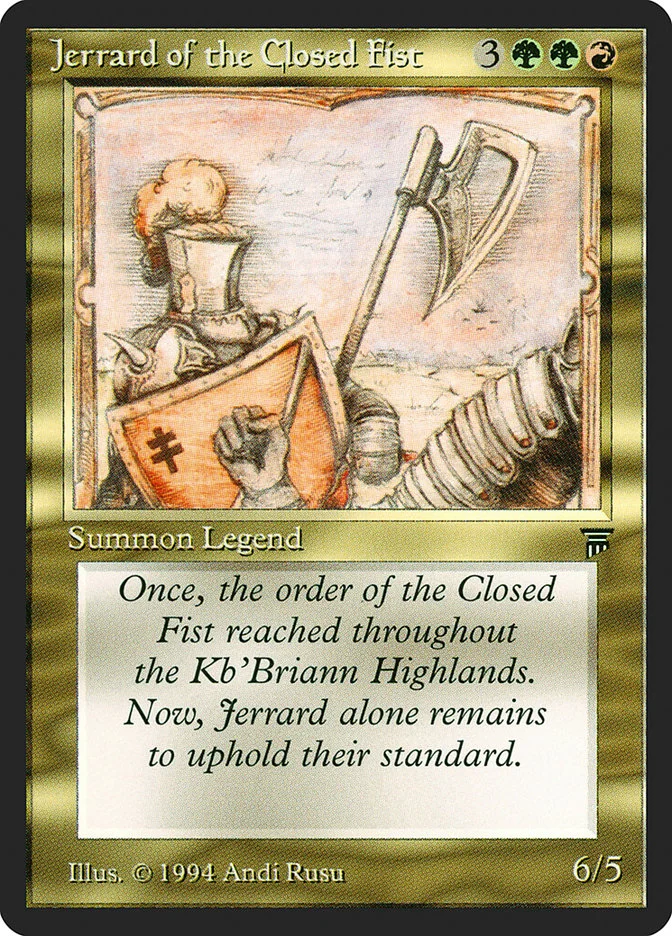 Jerrard of the Closed Fist 「LEG/235」「EN」