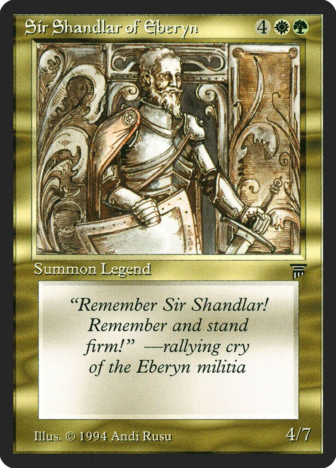Sir Shandlar of Eberyn 「LEG/257」「EN」