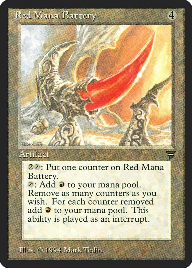 Red Mana Battery 「LEG/291」「EN」
