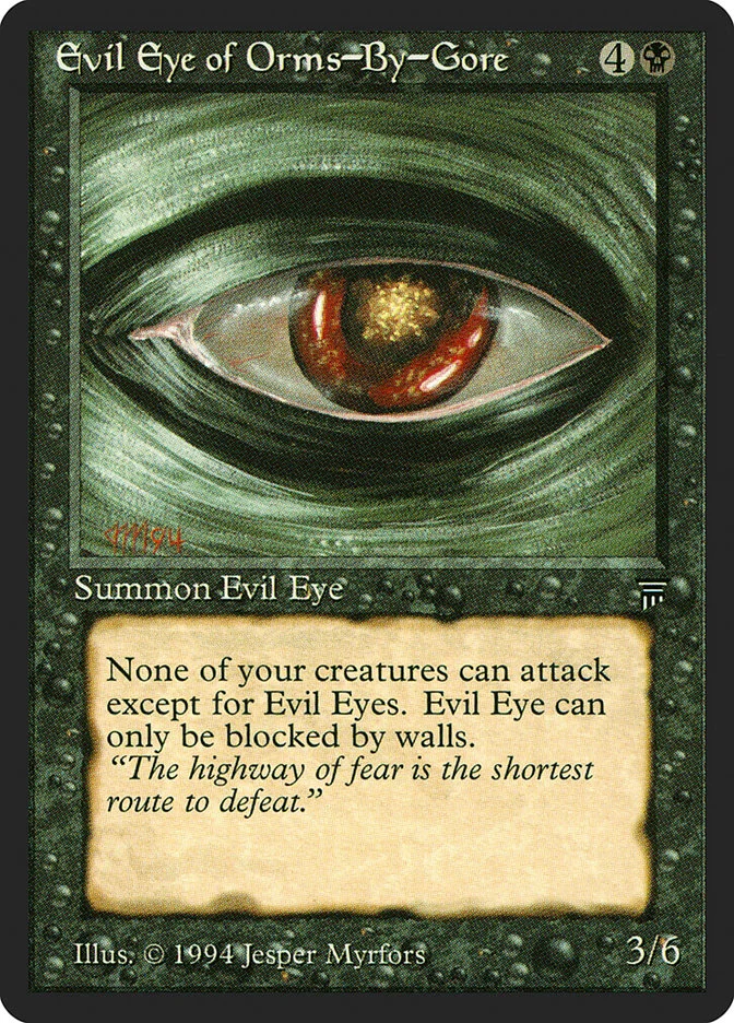 Evil Eye of Orms-by-Gore 「LEG/96」「EN」
