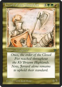Jerrard of the Closed Fist #235 · Magic: The Gathering