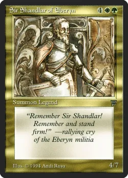 Sir Shandlar of Eberyn #257 · Magic: The Gathering