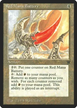 Red Mana Battery 「LEG/291」「EN」