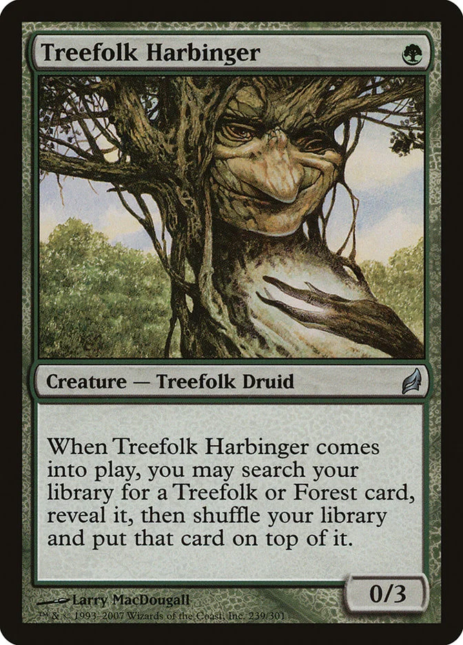 Treefolk Harbinger 「LRW/239」「EN」