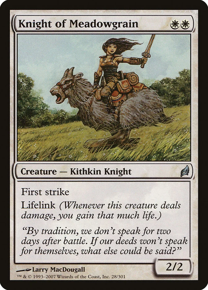 Knight of Meadowgrain 「LRW/28」「EN」