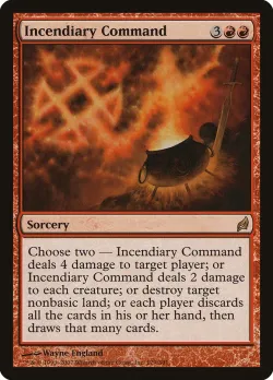 Incendiary Command #179 · Magic: The Gathering