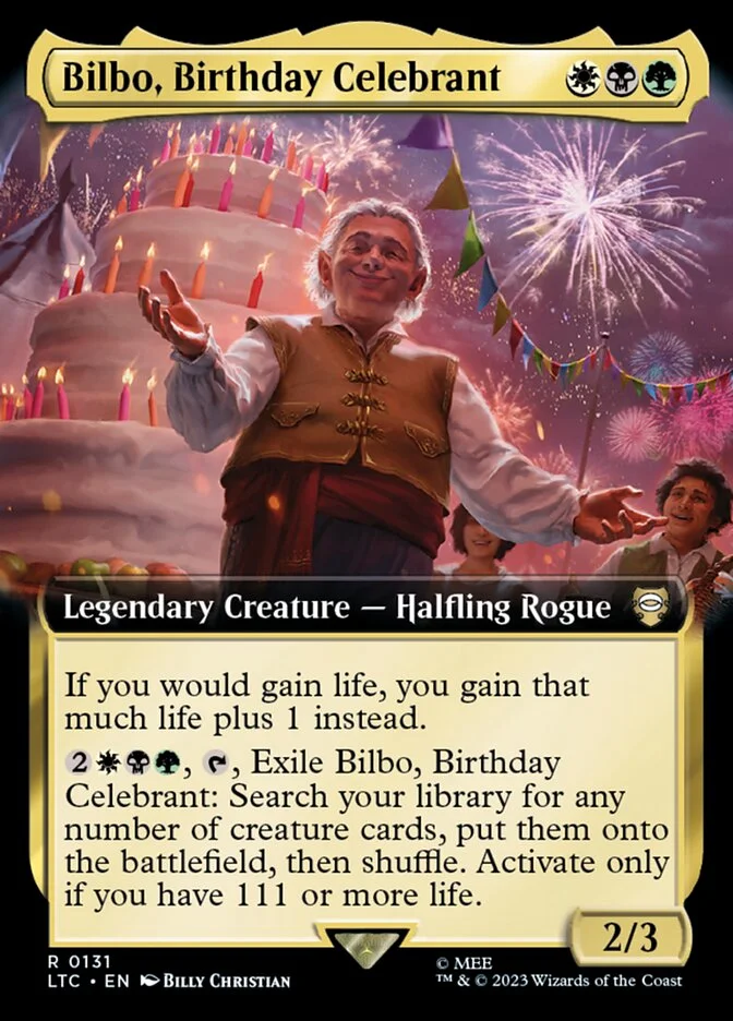 Bilbo, Birthday Celebrant 「LTC/131」「EN」