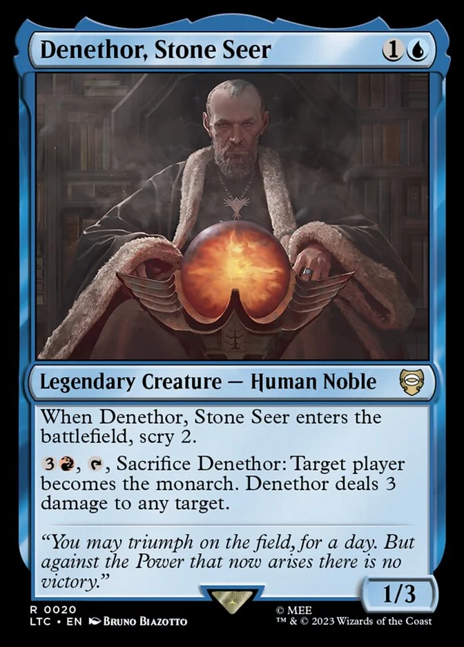 Denethor, Stone Seer 「LTC/20」「EN」