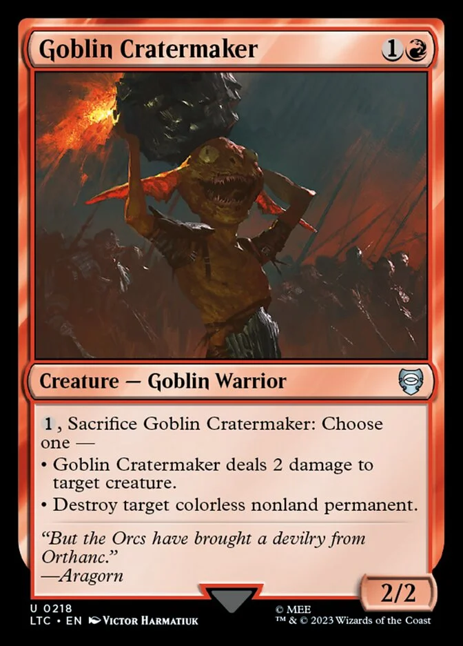 Goblin Cratermaker 「LTC/218」「EN」