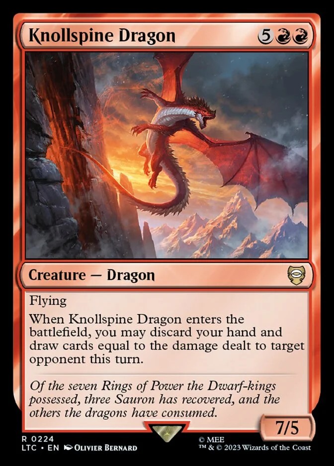 Knollspine Dragon 「LTC/224」「EN」