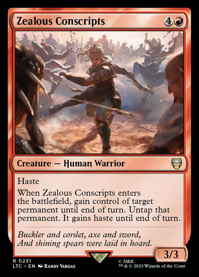 Zealous Conscripts 「LTC/231」「EN」