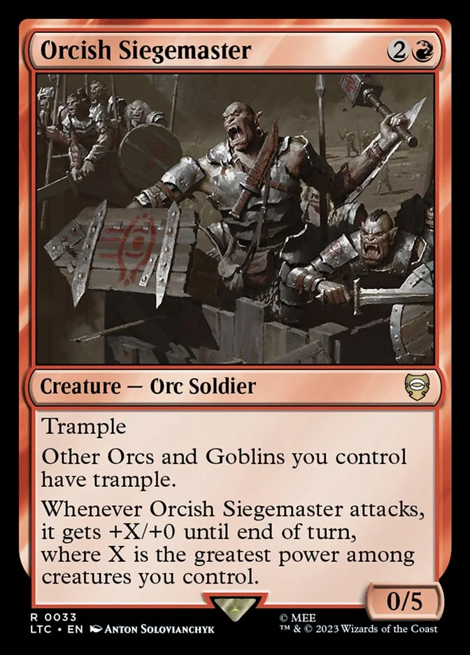 Orcish Siegemaster 「LTC/33」「EN」