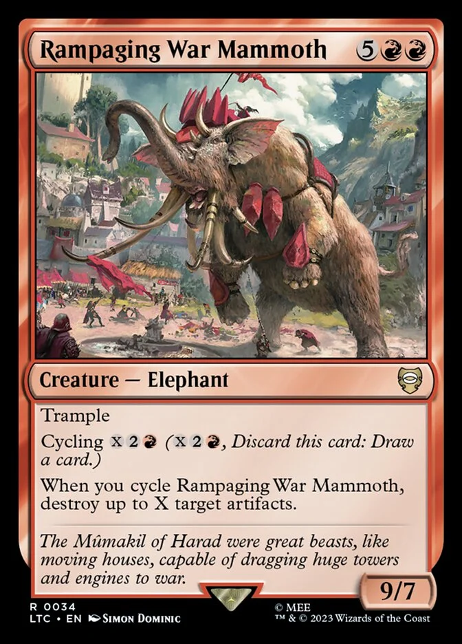 Rampaging War Mammoth 「LTC/34」「EN」