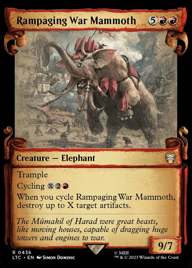 Rampaging War Mammoth 「LTC/436」「EN」