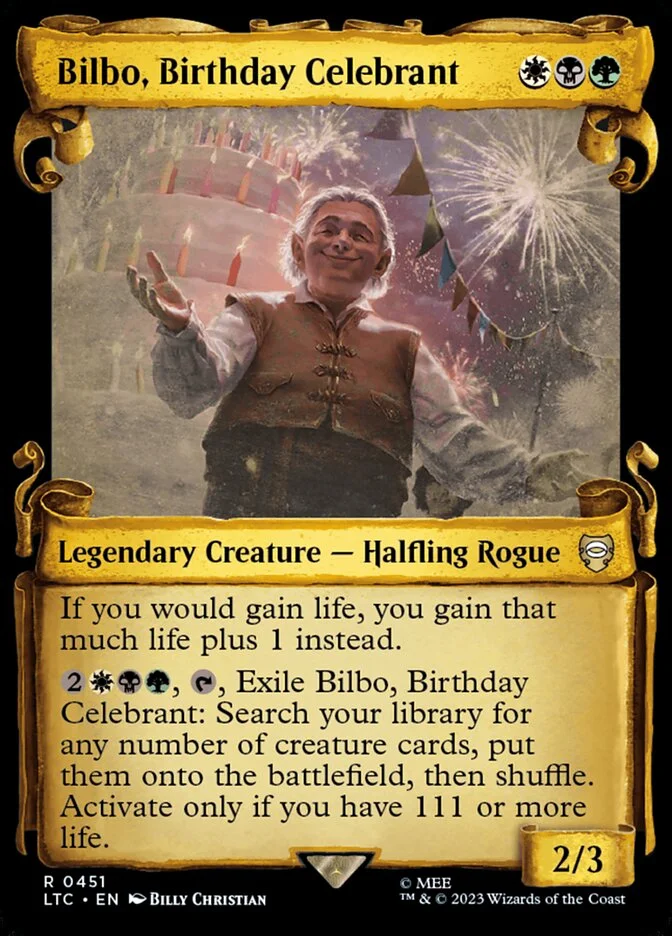 Bilbo, Birthday Celebrant 「LTC/451」「EN」