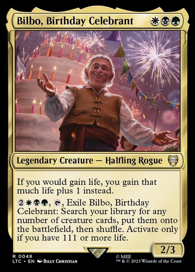 Bilbo, Birthday Celebrant 「LTC/48」「EN」