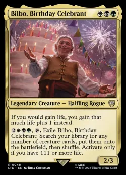 Bilbo, Birthday Celebrant #48 · Magic: The Gathering