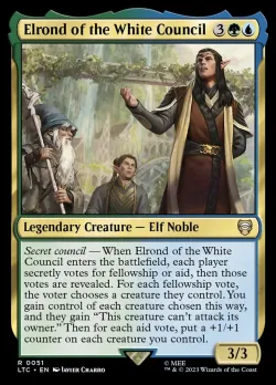 Elrond of the White Council #51 · Magic: The Gathering