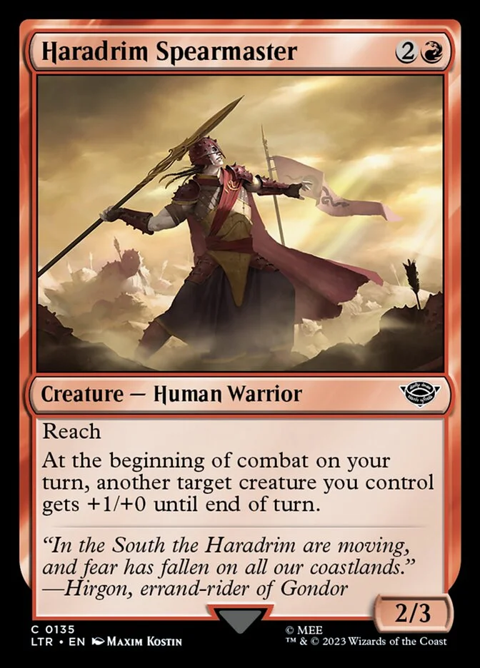 Haradrim Spearmaster 「LTR/135」「EN」