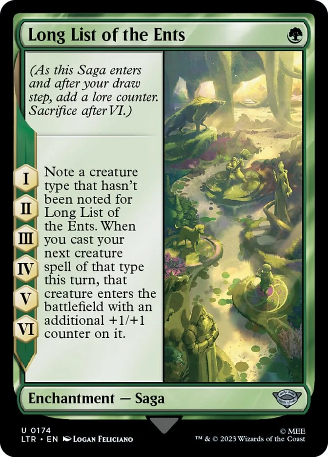 Long List of the Ents 「LTR/174」「EN」