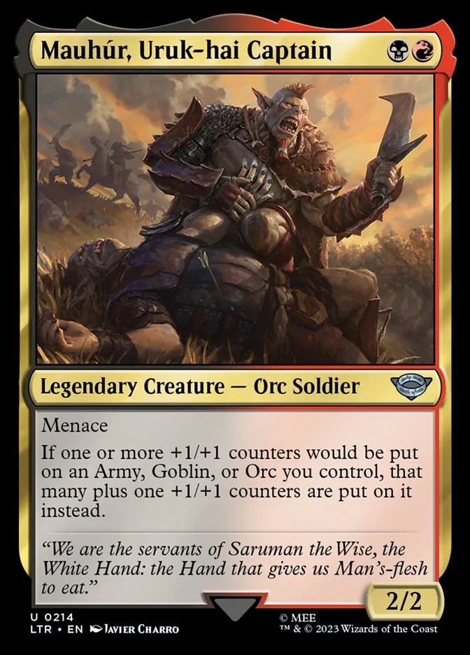 Mauhúr, Uruk-hai Captain 「LTR/214」「EN」