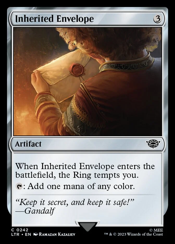 Inherited Envelope 「LTR/242」「EN」