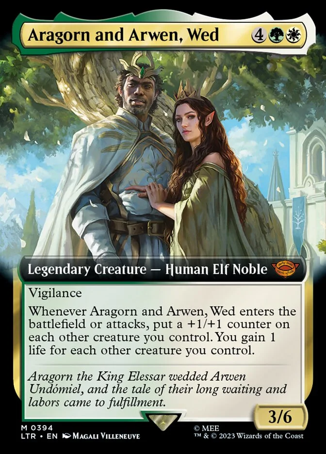 Aragorn and Arwen, Wed 「LTR/394」「EN」
