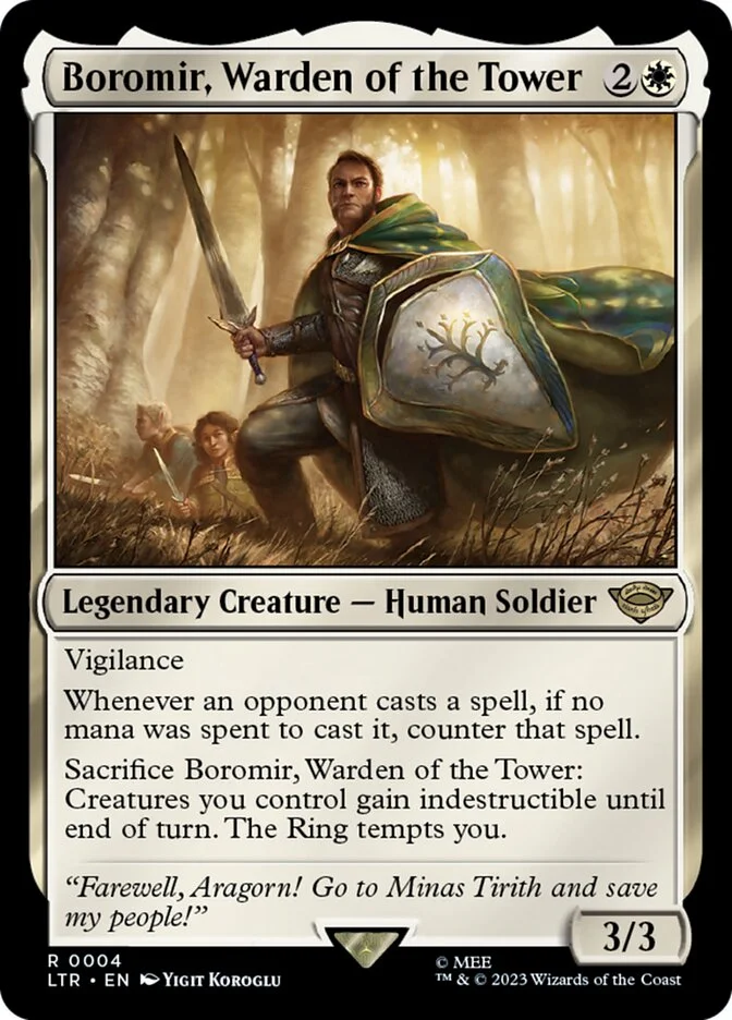 Boromir, Warden of the Tower 「LTR/4」「EN」