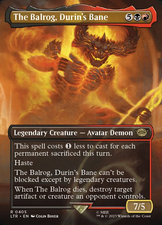 The Balrog, Durin's Bane 「LTR/405」「EN」