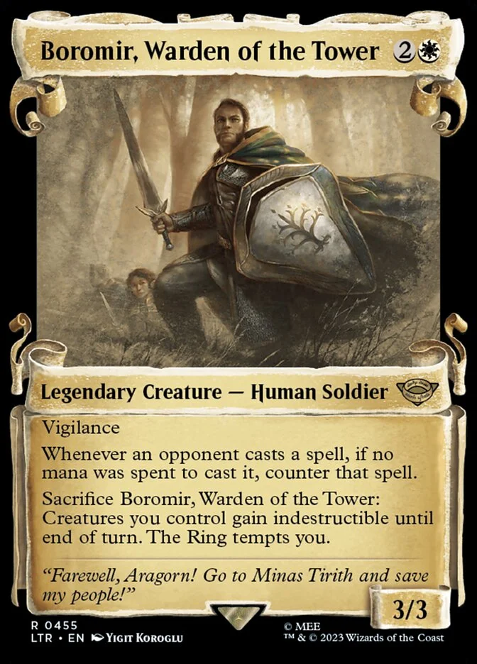 Boromir, Warden of the Tower 「LTR/455」「EN」