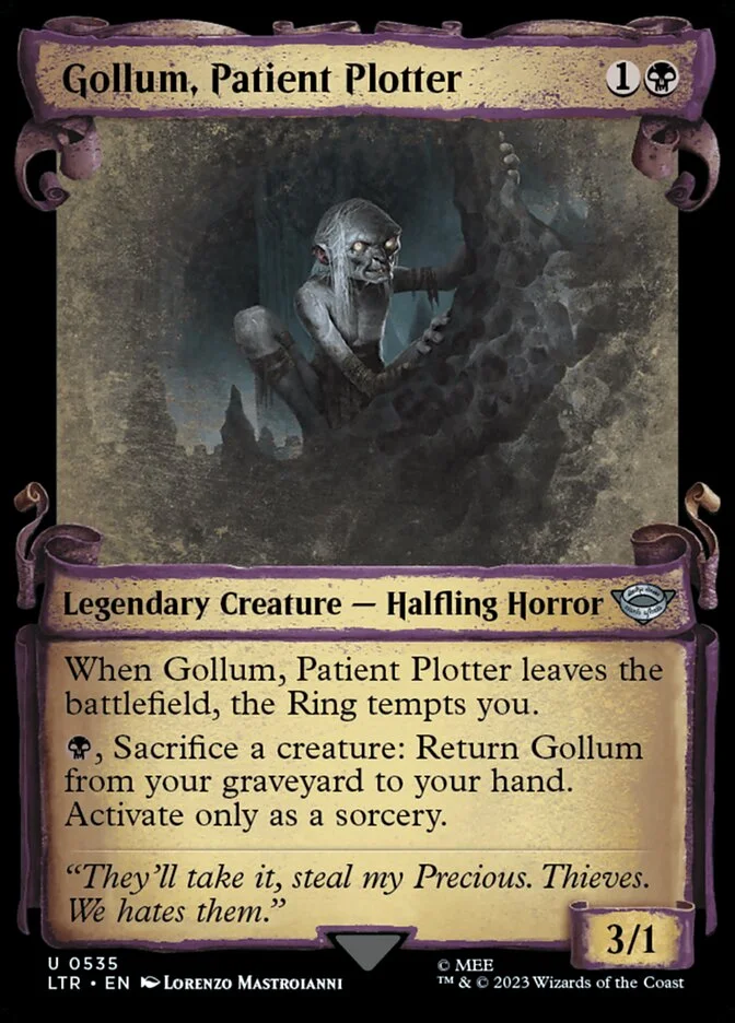 Gollum, Patient Plotter 「LTR/535」「EN」
