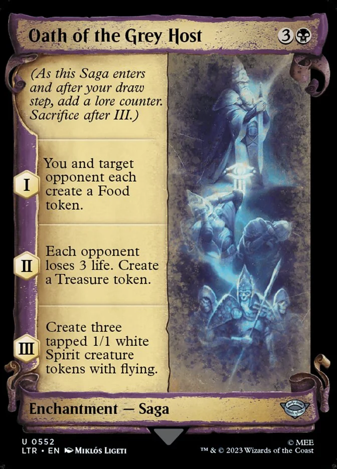 Oath of the Grey Host 「LTR/552」「EN」