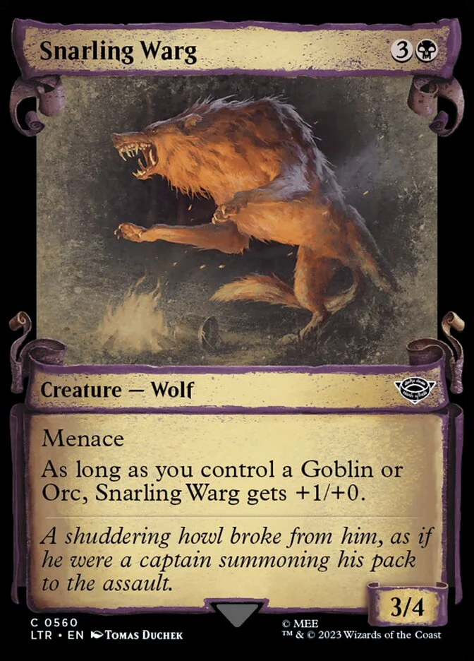 Snarling Warg 「LTR/560」「EN」