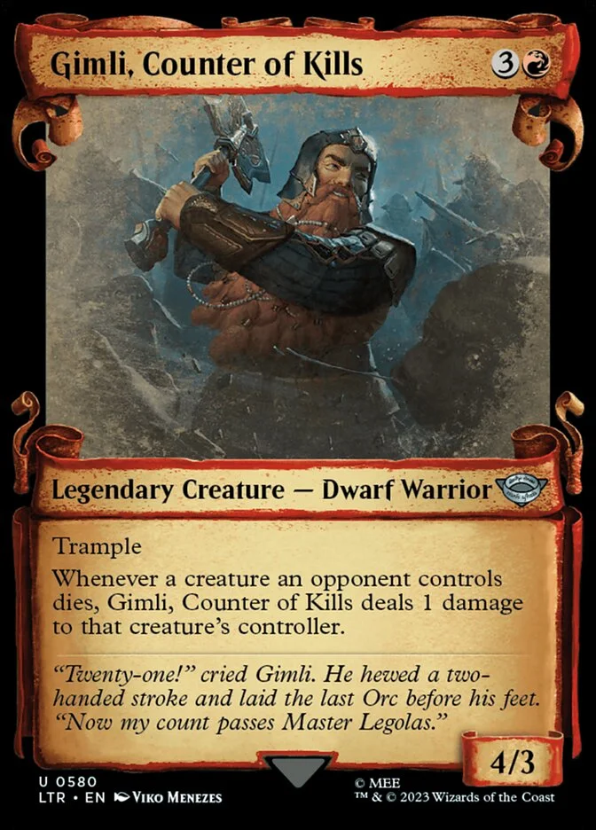 Gimli, Counter of Kills 「LTR/580」「EN」