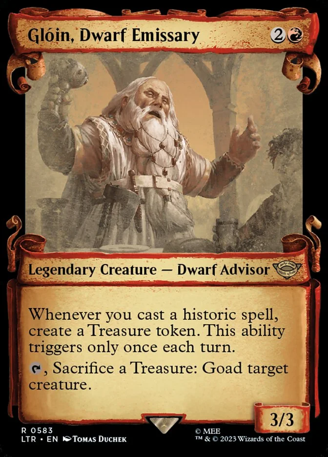 Glóin, Dwarf Emissary 「LTR/583」「EN」