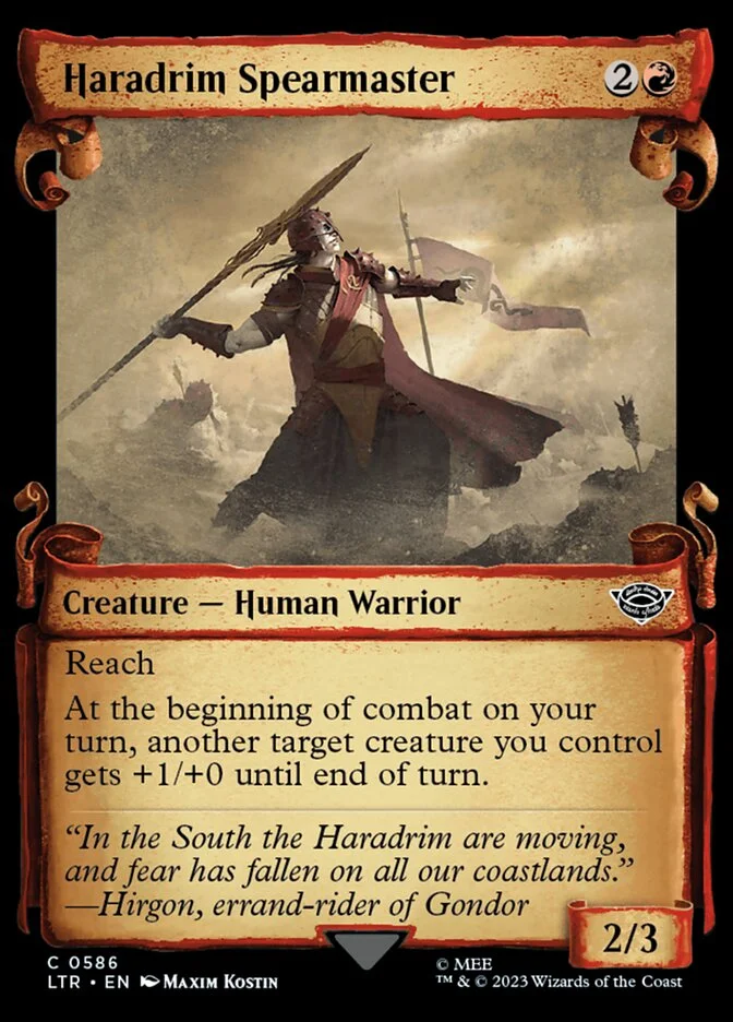 Haradrim Spearmaster 「LTR/586」「EN」