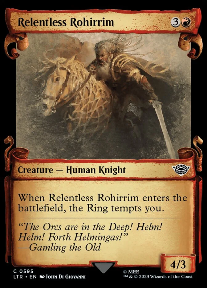 Relentless Rohirrim 「LTR/595」「EN」