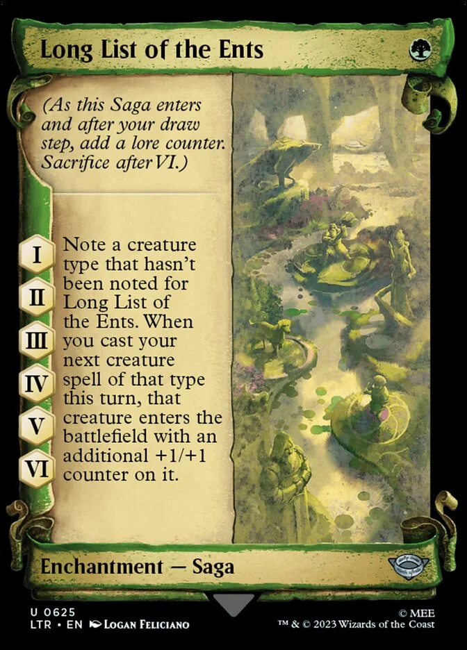 Long List of the Ents 「LTR/625」「EN」