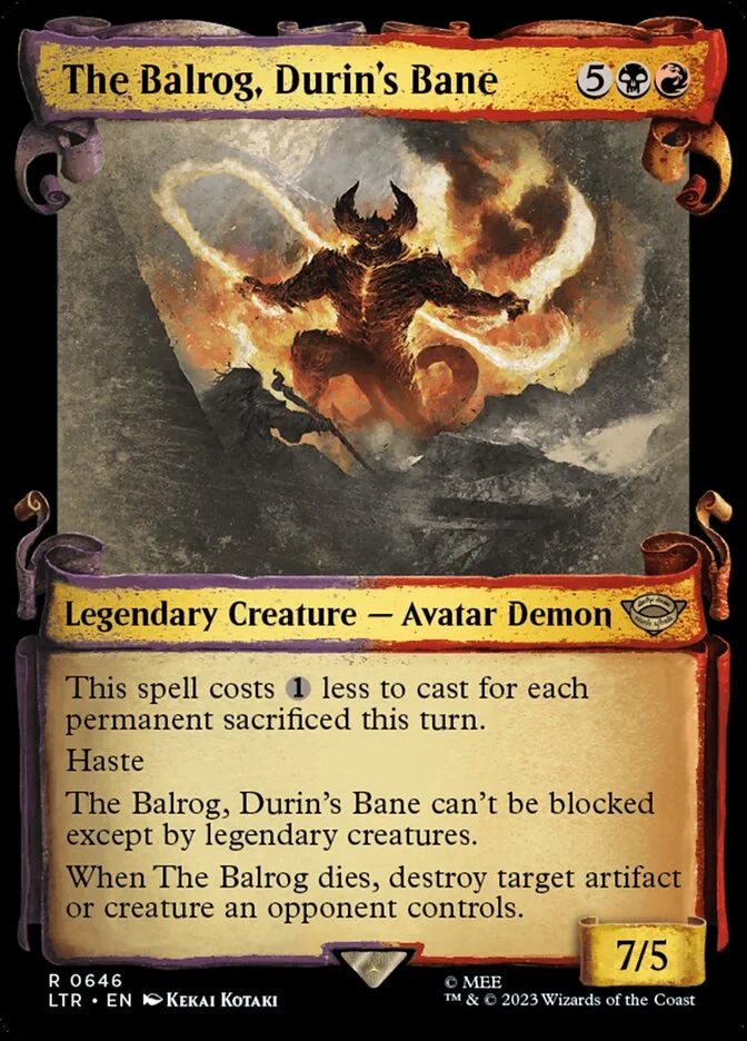 The Balrog, Durin's Bane 「LTR/646」「EN」
