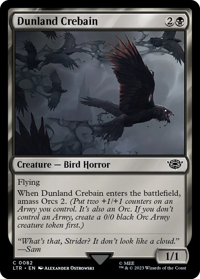 Dunland Crebain 「LTR/82」「EN」