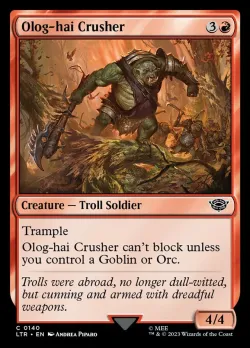 Olog-hai Crusher #140 · Magic: The Gathering