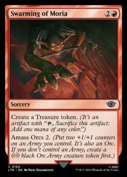 Swarming of Moria #150 · Magic: The Gathering