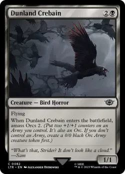 Dunland Crebain #82 · Magic: The Gathering