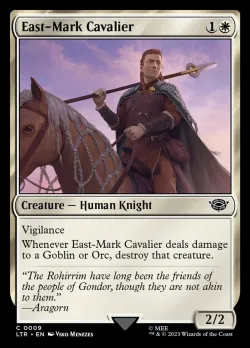 East-Mark Cavalier #9 · Magic: The Gathering